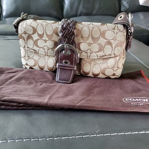 Brown Coach bag